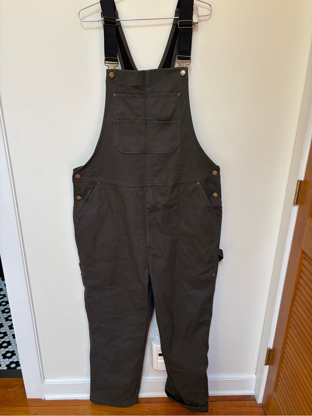 Brand New Coleman Men's Fleece Lined Bib Overall Size 38/30